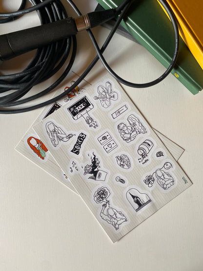 Sticker Your Story – Aesthetic Music Stickers for Journaling & Tech